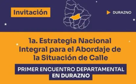 Durazno será sede del Primer Encuentro Departamental de la Estrategia Nacional para el Abordaje de la Situación de Calle