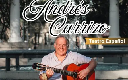 Andrés Carrizo celebra 40 años de trayectoria con un gran concierto en el Teatro Español