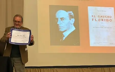 Óscar Padrón Favre fue incorporado a la Academia Nacional de Letras en una emotiva ceremonia en Durazno