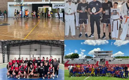 Amplia participación de deportistas de Durazno en eventos regionales y nacionales