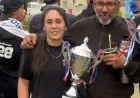 Durazno suma un título nacional en Velocidad en Tierra: Gennesis Benítez campeona de 125 cc