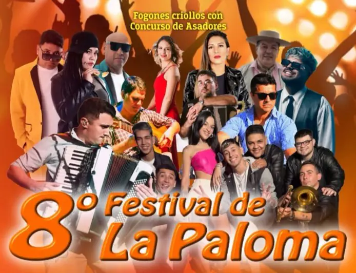 Se viene el  8.º Festival de La Paloma con La Penúltima como principal actor musical además de las clásicas actividades criollas