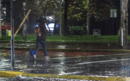 Lluvias y tormentas afectarán el litoral oeste y centro desde la madrugada